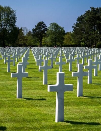 American Cemetery in Brittany Saint James